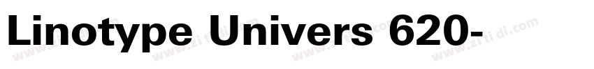 Linotype Univers 620字体转换 Linotype Univers 620字体转换